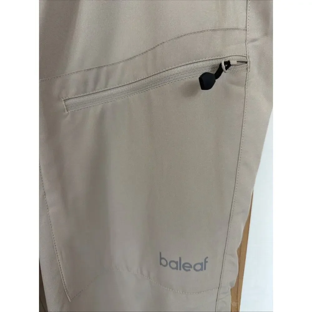 NWT Baleaf Khaki Zipper Pockets Adjustable Hem Activewear Pants #1449 Size 2X - Picture 6 of 14